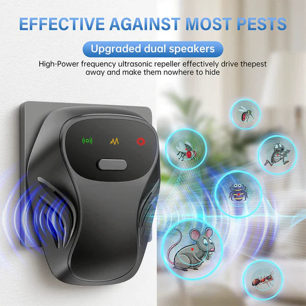 🔥 Limited Time 50% OFF | 🏡Ultrasonic Pest Repeller | Help Keep Mice, Roaches & Ants Away Without Chemicals-8CR5