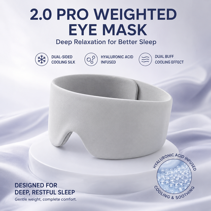 Weighted Eye Mask | Cooling Ice Silk Sleep Mask
