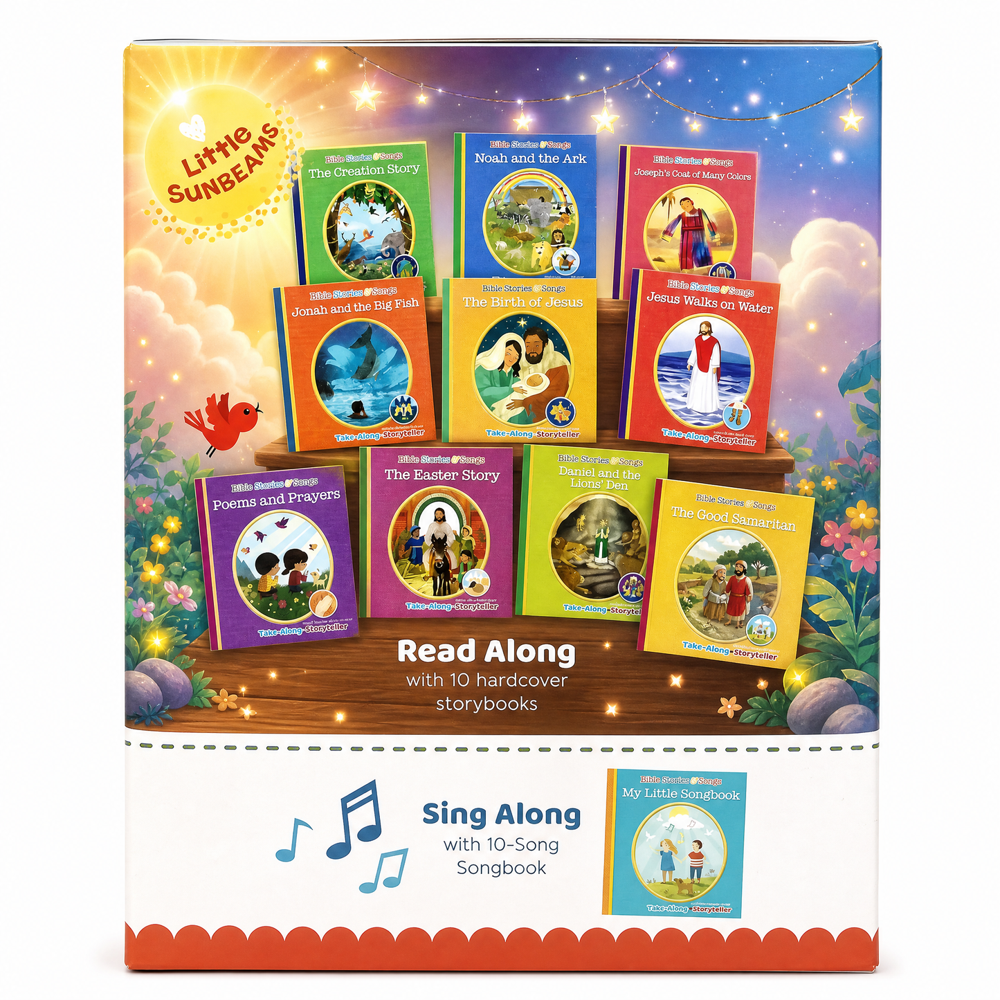 Bible Stories and Songs: Portable Electronic Player with 11 Books
