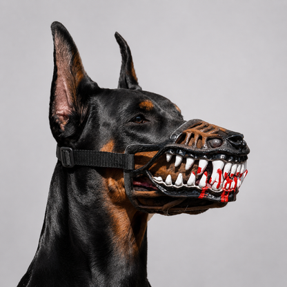 Dinosaur Jaw Dog Muzzle | Halloween Pet Costume