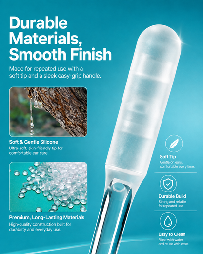 Reusable Sticky Ear Cleaning Swabs | Soft Silicone Tips