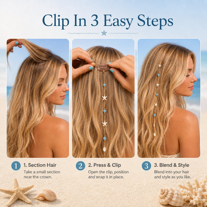 Beachy Mermaid Hair Accent