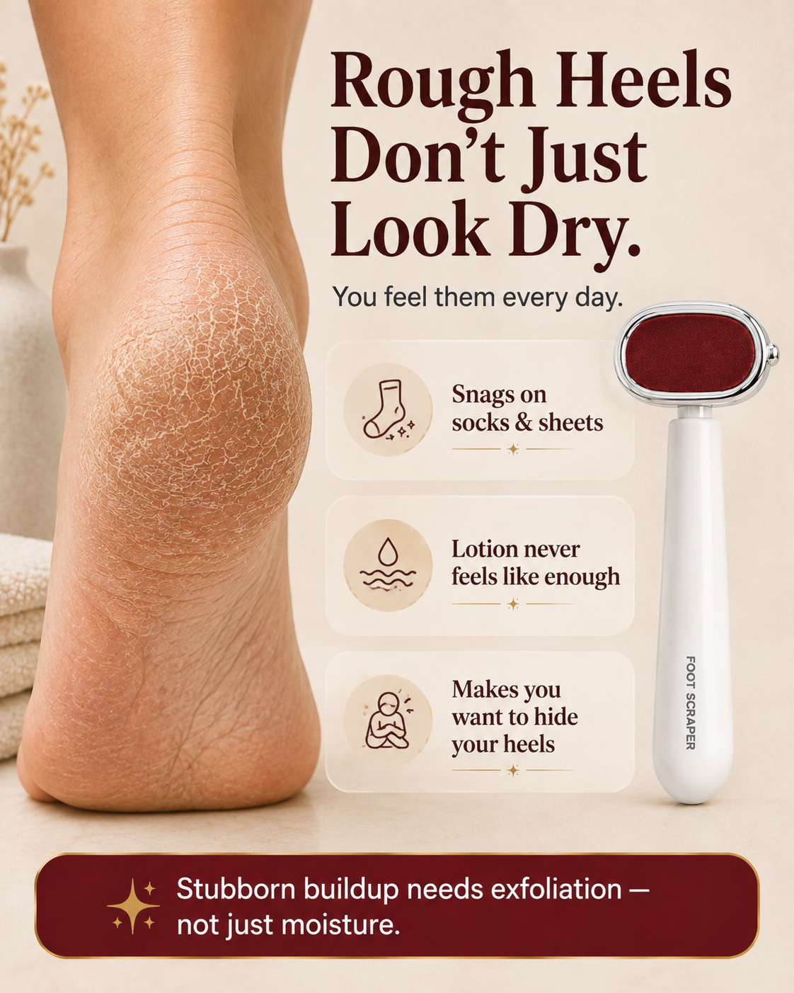 Foot Callus Remover for Rough, Dry Heels | At-Home Foot Care
