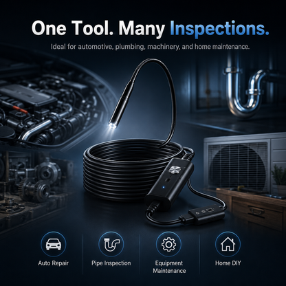 HD Endoscope Inspection Camera | 2M 5M 10M Waterproof Probe