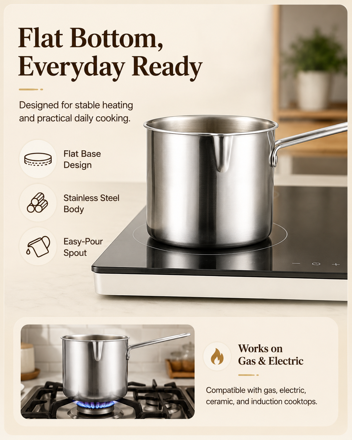 Stainless Steel Deep Fryer Set - 1-Person Mini Pot with Fry Pot, Filter Basket & Food Clip 🍳