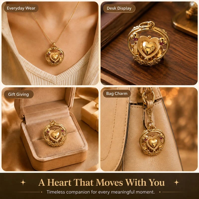 ❤️‍🔥Heartbeat Mechanical Heart Pendant | Meaningful Keepsake Gift