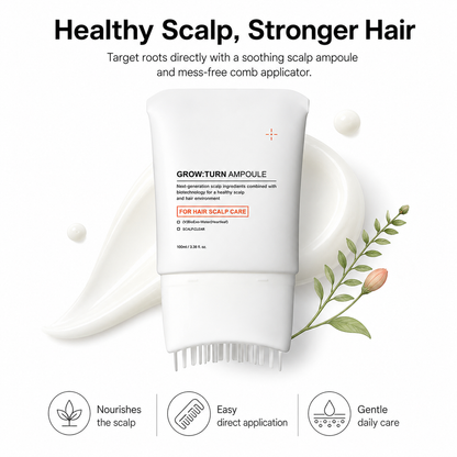 Scalp Care Ampoule with Comb Applicator