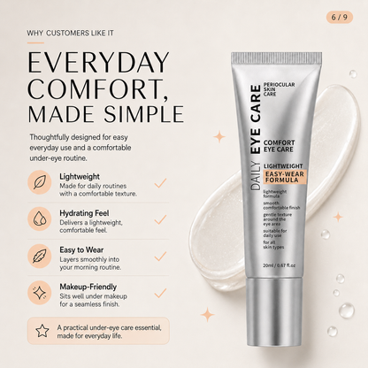Daily Hydrating Eye Care Cream – Lightweight Moisture Comfort Formula