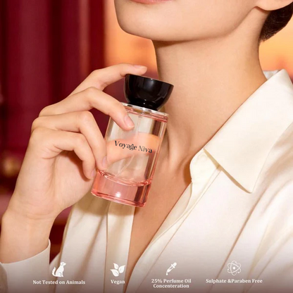 🔥 50% OFF Today Voyage Niva | Rosey Fruity Floral | Extrait De Parfum  | Long Lasting Luxury Fragrance