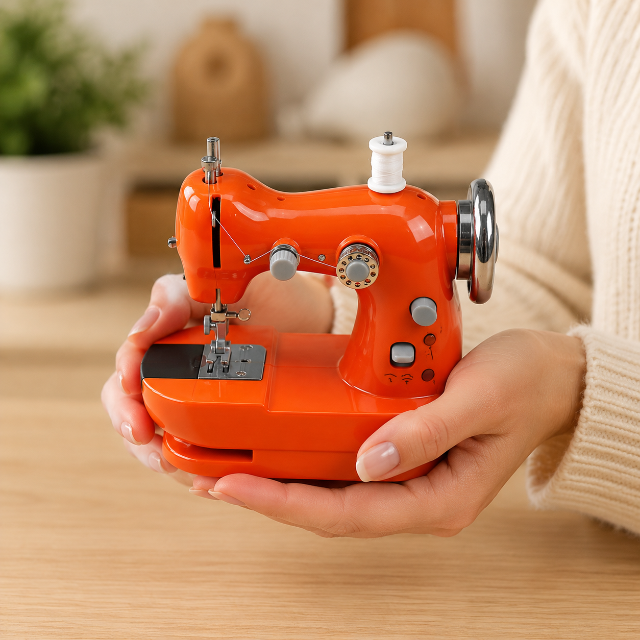 🧵 Mini Sewing Machine for Beginners | Portable Home Sewing Machine