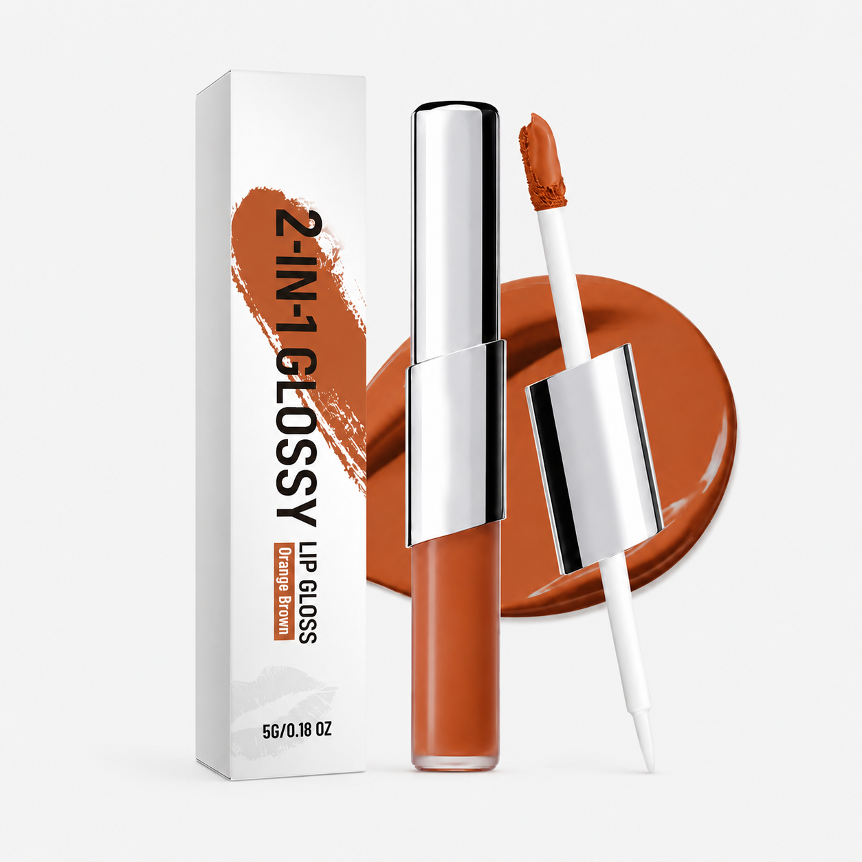 Dual-Ended Matte Lipstick & Clear Gloss | Perfect Twin Lip
