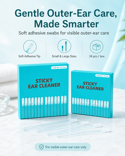 👂 Reusable Sticky Ear Cleaner – Picks Up What Cotton Swabs Leave Behind