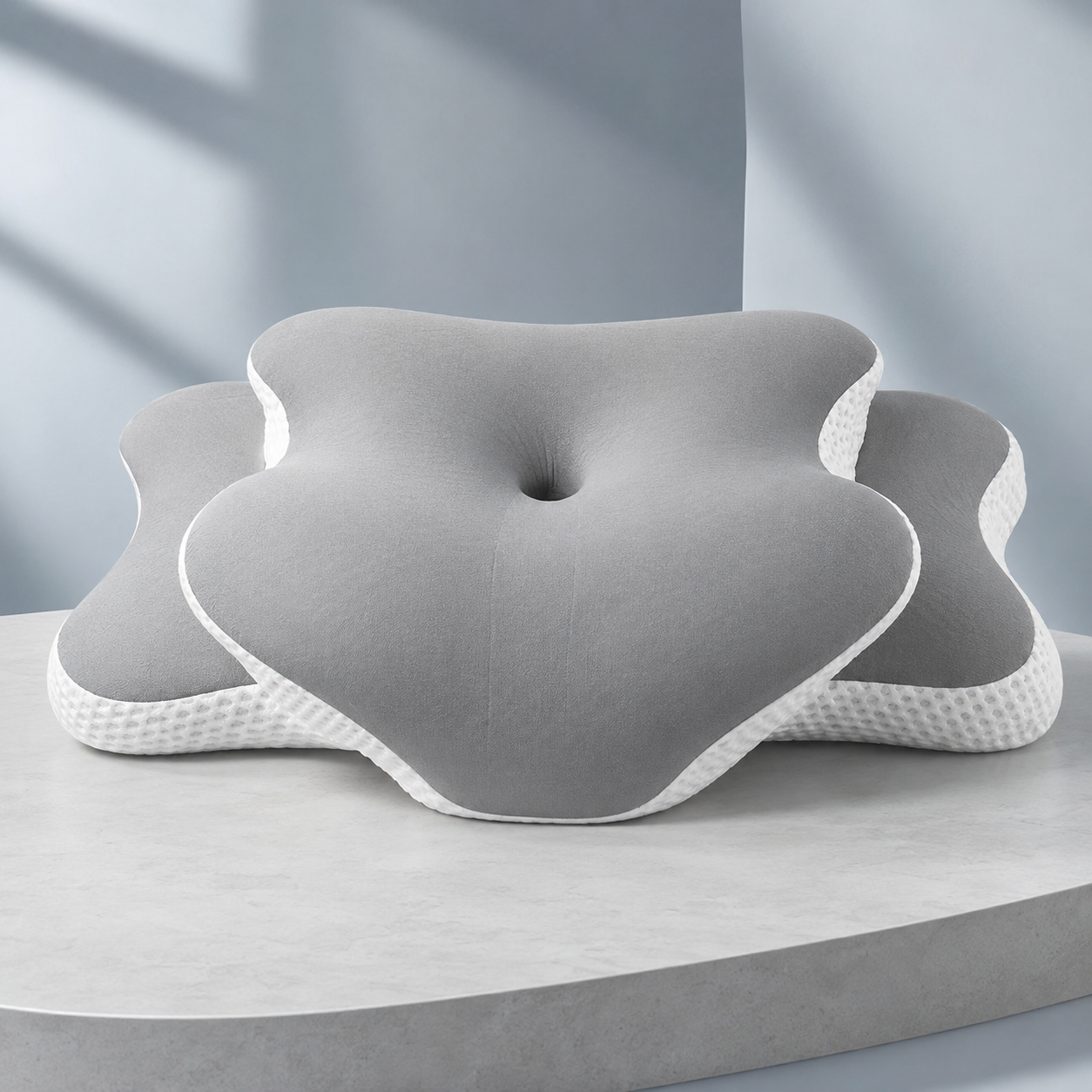 5-Zone Ergonomic Memory Foam Pillow | Contoured Support