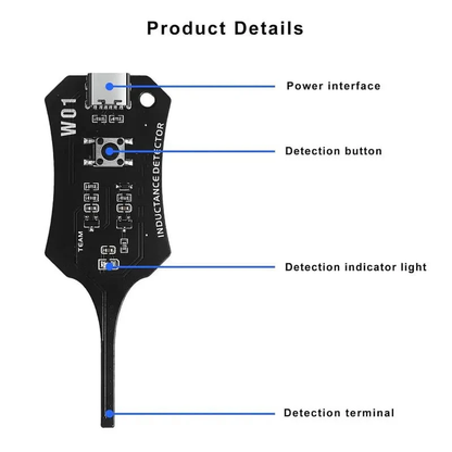 Type-C Inductance Tester Motherboard Coil Tester, Electronic Circuit Board Inductor Detector