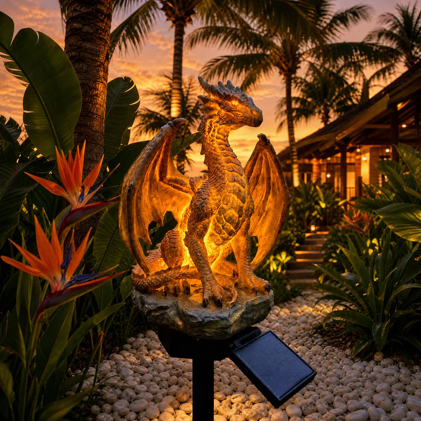 🐉Solar Dragon Garden Statue Light