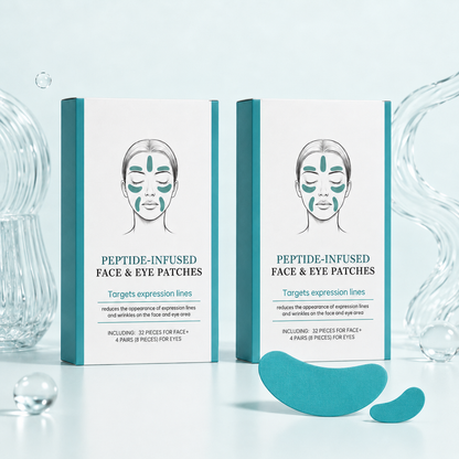 Peptide-Infused Face & Eye Patch Set | 40 Pieces