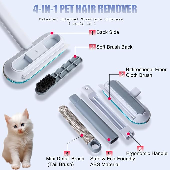 🔥Limited Time 50% Off✨4-in-1 Multi-Functional Pet Hair Remover Brush