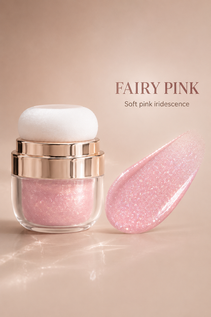Glow Trio Shimmer Highlighter with Puff | Face & Body Radiance