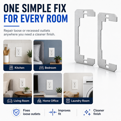 Outlet Spacer Plates for Loose & Recessed Outlets | 5–20 PCS