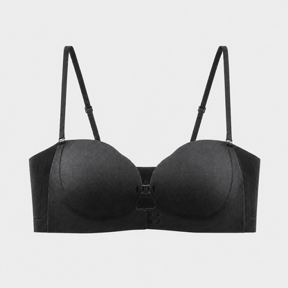 Front Clasp Strapless Bra | No-Slip Seamless Push-Up Bra