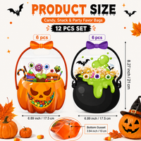12pcs(6 pumpkin+6 poison)