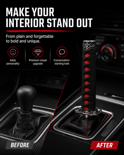 Samurai Shift Knob for Cars | Katana Style Manual Gear Shifter
