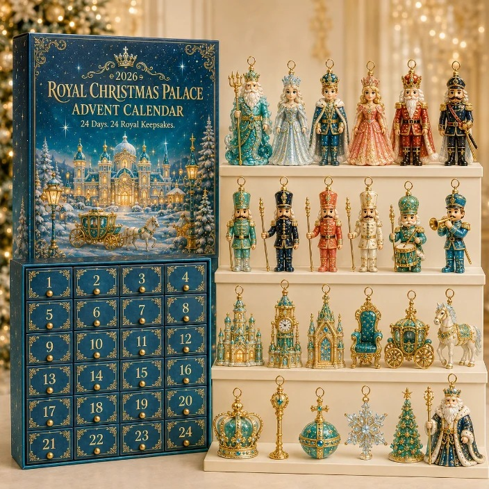 🔥2026 Royal Christmas Palace Luxury Countdown Gift Set