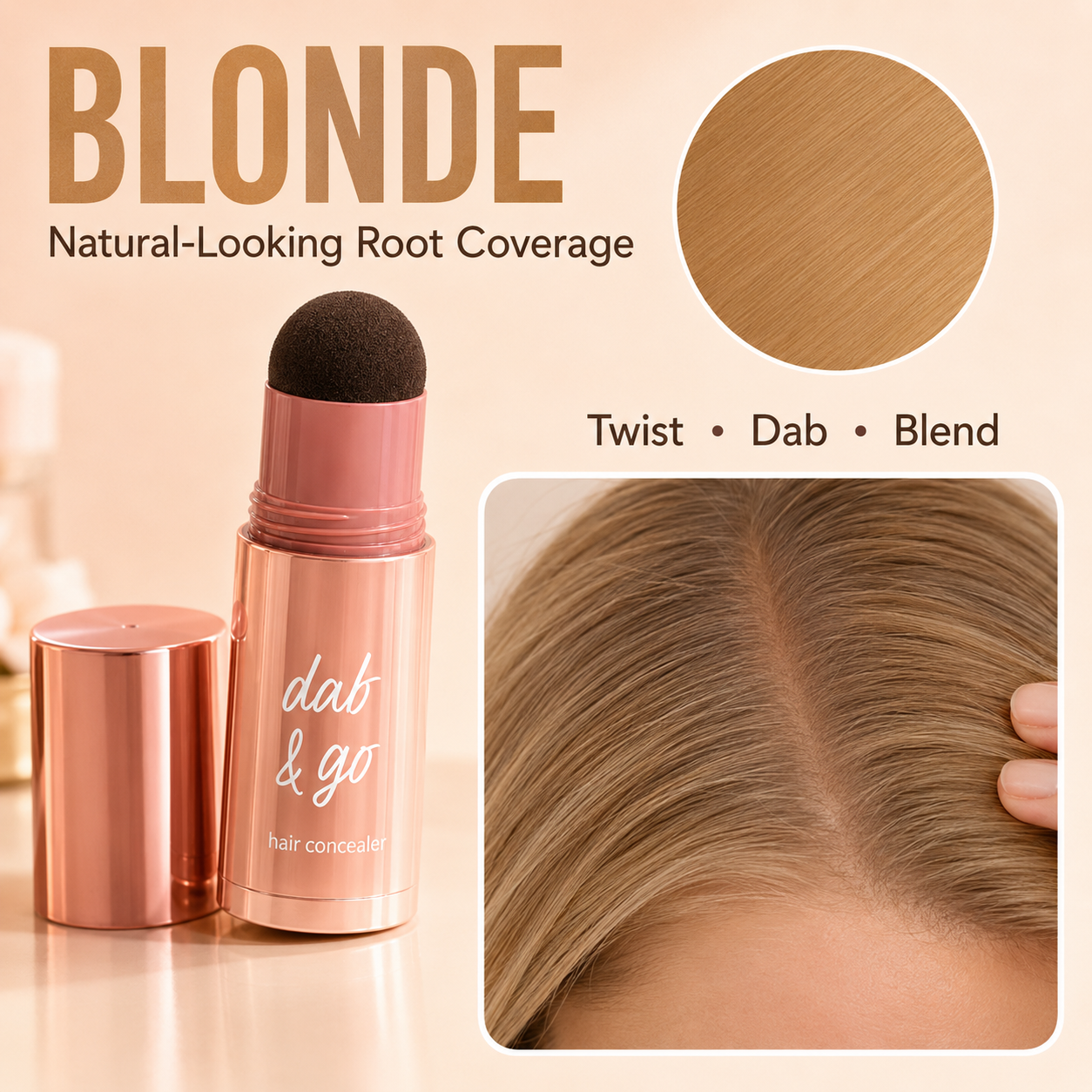 ✨ Instant Hairline Concealer Stick Waterproof Root Cover Up Powder 💖