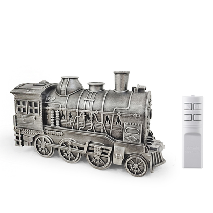 Vintage Train Aroma Diffuser with Jellyfish Mist & Remote Control