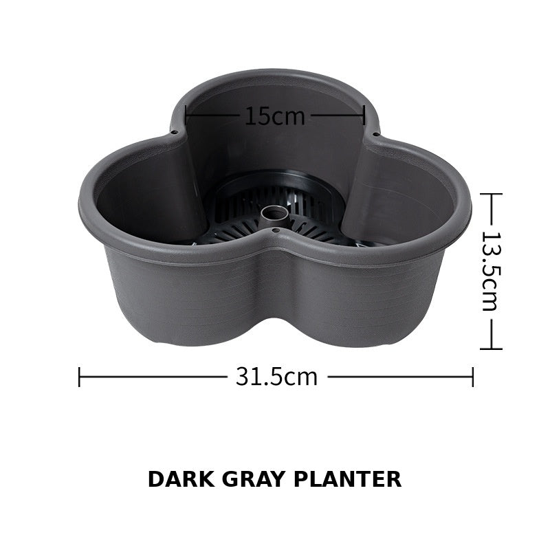 Stackable Vertical Planter with Wheels & Smart Drainage