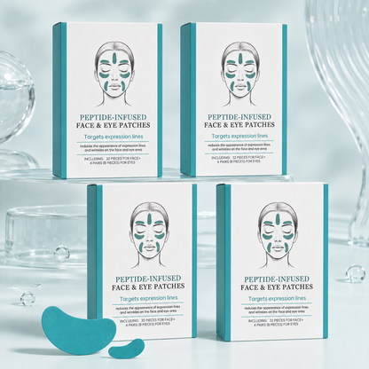Peptide-Infused Face & Eye Patch Set | 40 Pieces