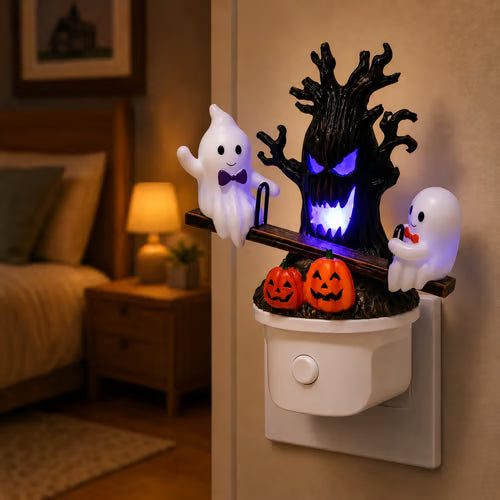 Summer Sale 49% OFF -  Halloween Ghost Tree LED Night Light