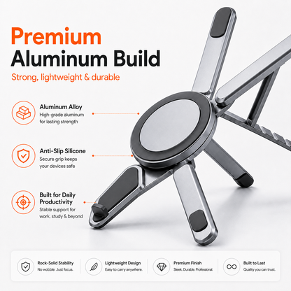 3-in-1 Universal Laptop, Tablet & Phone Stand