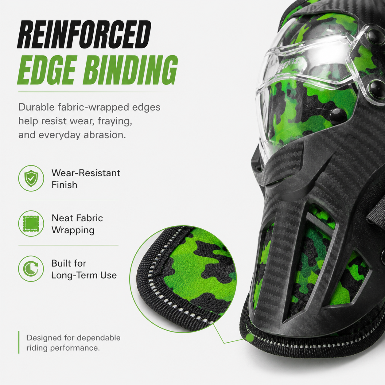 Motorcycle Knee & Shin Guards | Adjustable Riding Protection