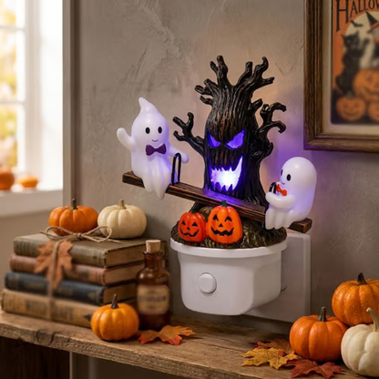Summer Sale 49% OFF -  Halloween Ghost Tree LED Night Light