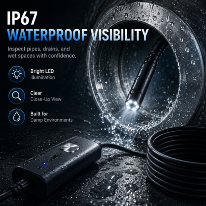 HD Endoscope Inspection Camera | 2M 5M 10M Waterproof Probe