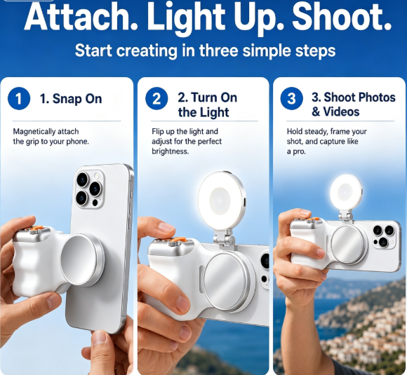 Stop Taking Shaky, Dark Selfies — Shoot Clear, Steady Videos Anywhere