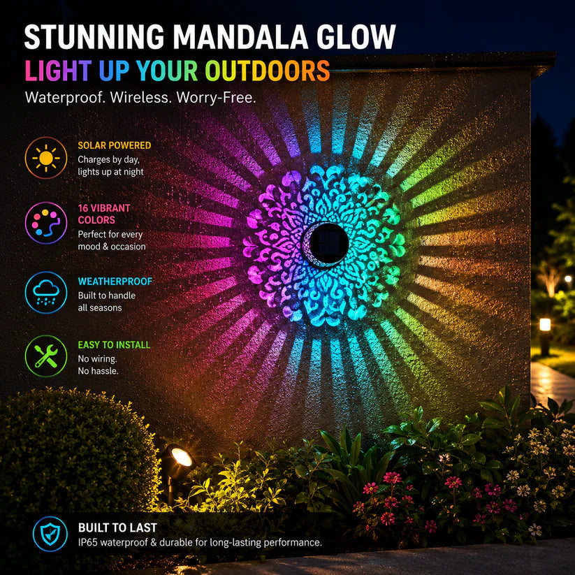 🎁Limited-time 50% OFF🌙 2026 New Solar Mandala Lights