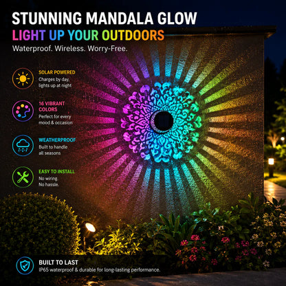 🎁Limited-time 50% OFF🌙 2026 New Solar Mandala Lights