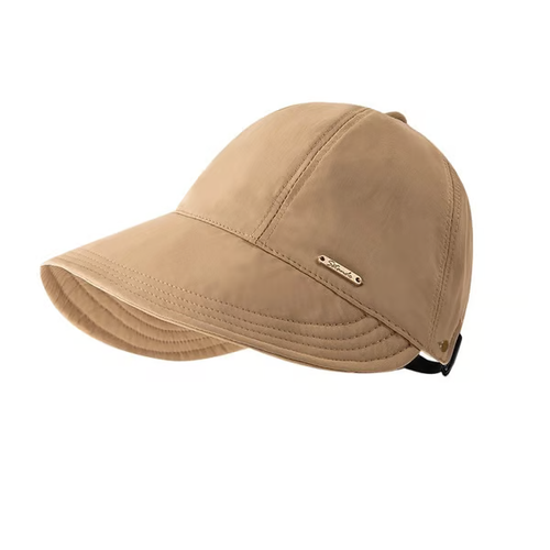 ☀️ Women’s Wide Brim Ponytail Sun Hat – Packable Full Face Shade Cap
