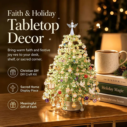 🎄DIY Beaded Christmas Tree Kit | Handmade Tabletop Holiday Decor