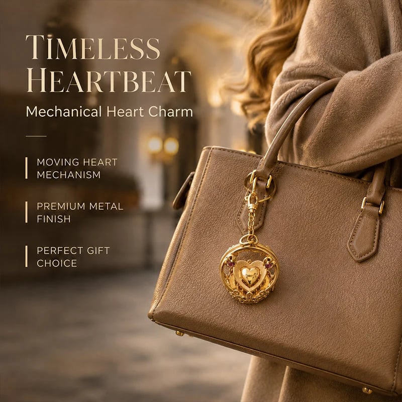 ❤️‍🔥Heartbeat Mechanical Heart Pendant | Meaningful Keepsake Gift