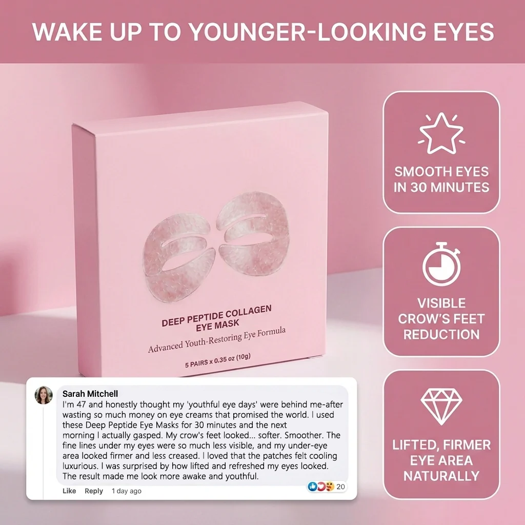 🎉Limited Time 49% OFF🔥Deep Peptide Collagen Eye Mask