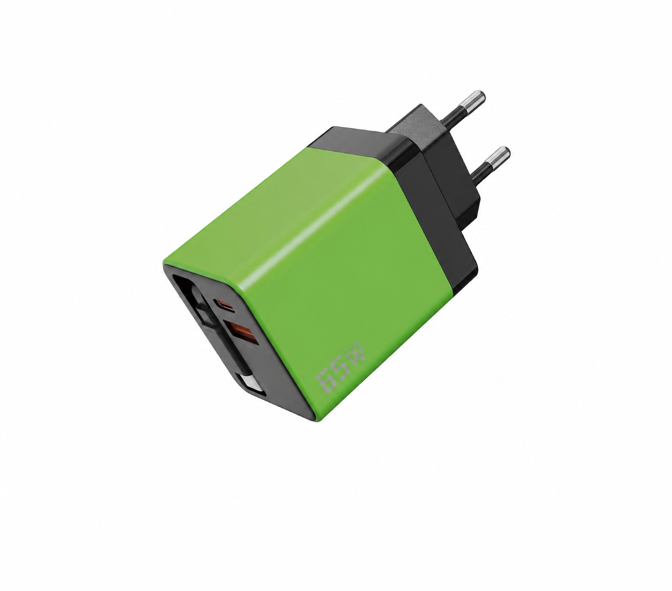 65W GaN Retractable USB-C Travel Charger | 3-in-1