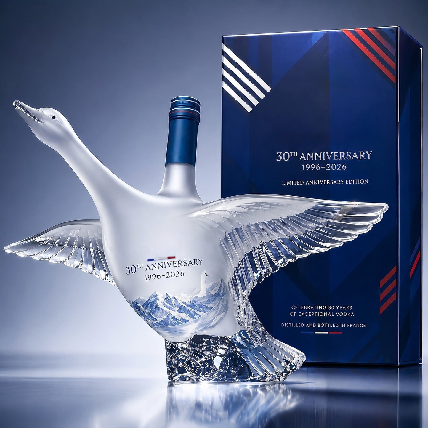 🇫🇷 Goose 30th Anniversary 3D Sculpted Vodka Bottle