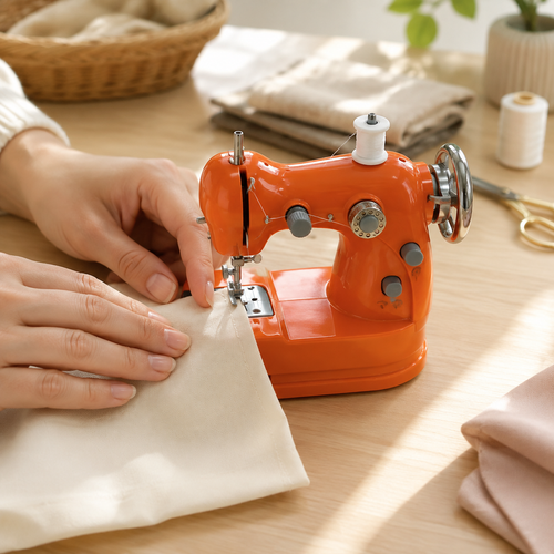 🧵 Mini Sewing Machine for Beginners | Portable Home Sewing Machine