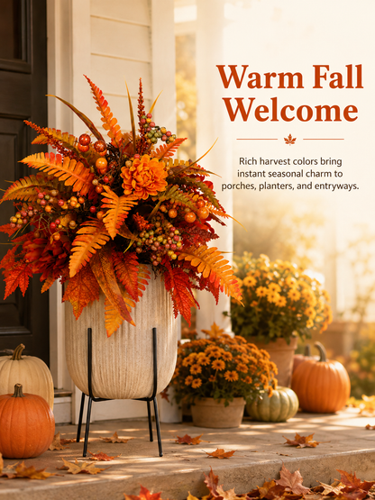 💥Hot Sale 49% off 🍂 Autumn Harvest Floral Garden Stake Arrangement