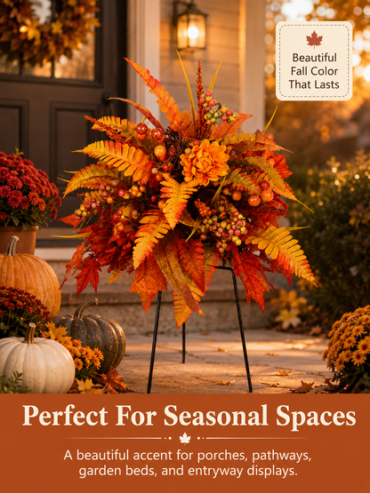 💥Hot Sale 49% off 🍂 Autumn Harvest Floral Garden Stake Arrangement