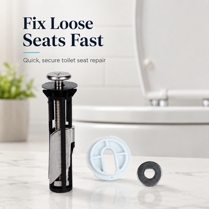 🔩 Universal Toilet Seat Bolt Kit – Quick-Release Secure Fix