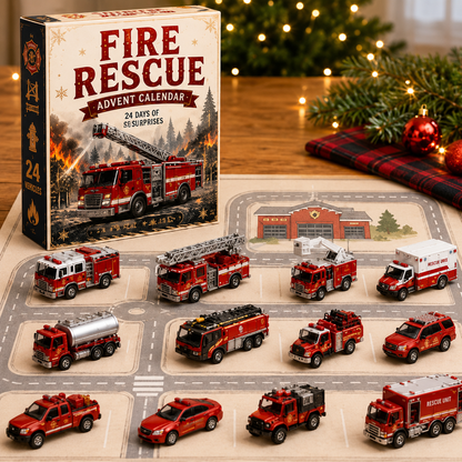 🚜24-Day Christmas Vehicle Advent Calendar |  A New Mini Vehicle Surprise Every Day!